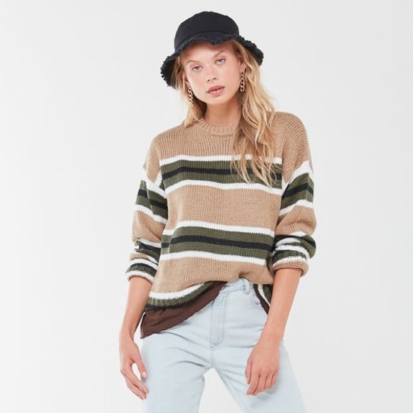 Urban Outfitters Sweaters - Urban Outfitters Boyfriend Striped Sweater